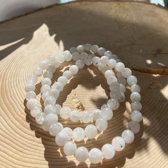 Moonstone Beaded Bracelet - Picture 3 of 4